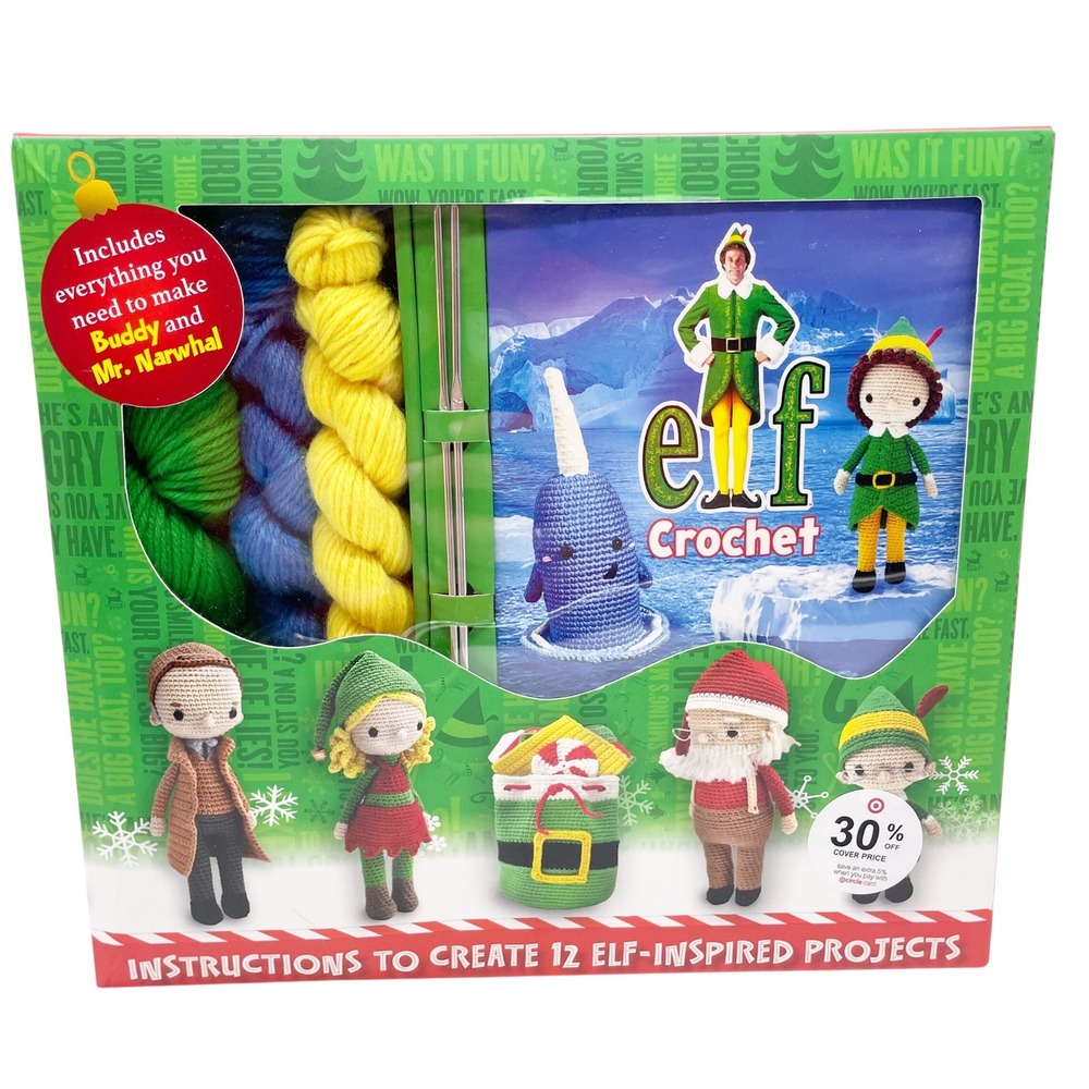 Thunder Bay Press Elf Movie 12 Project Crochet Kit Size OS